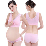ZTOV Cotton Breastfeeding Maternity Bras Sleep Nursing Bras for Feeding Pregnant Nursing Underwear Clothes Size M/L/XL/XXL/XXXL  MartLion