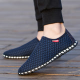 Men's Casual Shoes Summer Breathable Air Mesh Shoes Slip-On Style Shoes Sneakers Footwear