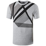 jeansian Men's Sport Tee Shirt Shirt Tops Gym Fitness Running Workout Football Short Sleeve Dry Fit LSL017 White