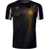 Jeansian Men's T-Shirt Tee Shirt Sport Dry Fit Short Sleeve Running Fitness Workout LSL069 Black Mart Lion LSL013Black US S China