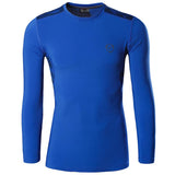 jeansian men's Dry Fit Long Sleeve Sport Tee Shirts T-Shirt Fitness Gym Running Workout LA197 LightBlue Mart Lion   