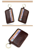  Retro PU Leather Bank Card Passport bag Mini Card Wallet Men's  ID Credit Card Holder Cards Pack Cash Pocket C139 Mart Lion - Mart Lion