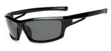 Unisex Night Vision 100% UV400 Polarised Driving Sun Glasses For Men's Polarized Stylish Sunglasses Goggle Eyewears Gafas Mart Lion black  