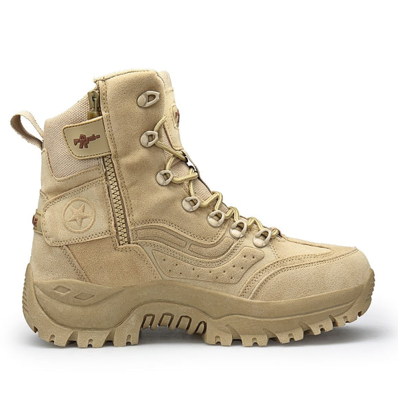 Winter Snow Military Flock Desert Boots Men's Tactical Combat Sneaker Work Safety Shoes Mart Lion   