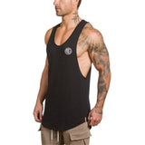 Muscle Guys Gyms Clothing Fitness Men's Tank Top Bodybuilding Stringers Tank Tops workout Singlet Sporting Sleeveless Shirt Mart Lion black 89 M 