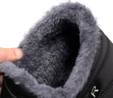 Men's Snow Boots Ankle Winter Unisex Couples Solid Color Plush Inside Anti Skid Bottom Warm Mart Lion   