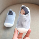 Infant Toddler Shoes Girls Boys Casual Mesh Soft Bottom Non-slip Kid Baby First Walkers Mart Lion gray 3 