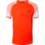 Jeansian Men's T-Shirt Tee Shirt Sport Dry Fit Short Sleeve Running Fitness Workout LSL230 Red
