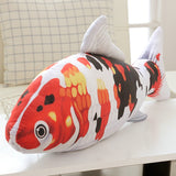 Arrive 20-140CM Cyprinus Carpio Fish Koi Carp Plush Toys Lifelike Stuffed Aquatic Fishes Pillow For Kid Gift Mart Lion 20cm 2 