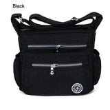 Nylon Women Messenger Bags Small Purse Shoulder Bag Female Crossbody Bags Handbags Bolsa Tote Beach Mart Lion Black  