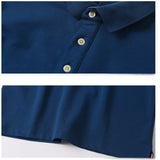 Polo Shirt Long Sleeves Oversized Tees Cotton Men's Large Tee Autumn Slim Loose Casual Polo Shirt Men's