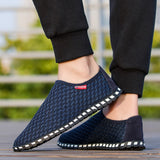 Men's Casual Shoes Summer Breathable Air Mesh Shoes Slip-On Style Shoes Sneakers Footwear Mart Lion   