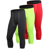 Men's Pants Commpression Sport Tights Fitness Workout Stretch Breathable Gym Leggings Quick Dry Running Tights Mart Lion black green red S China