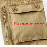  Men Casual Military Cargo Pants Camo Combat Loose Straight Long Baggy camouflage Trousers Mart Lion - Mart Lion