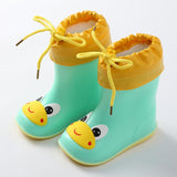  Rain Boots Kids for Boys Girls Cute Waterproof Baby Non-slip Rubber Water Shoes Children Rainboots 4 Seasons Mart Lion - Mart Lion