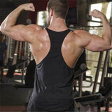 Bodybuilding stringer tank top men's Cotton Gym sleeveless shirt Fitness Vest Singlet sportswear workout tanktop Mart Lion   