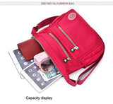 Nylon Women Messenger Bags Small Purse Shoulder Bag Female Crossbody Bags Handbags Bolsa Tote Beach Mart Lion   
