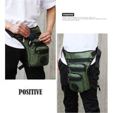 Men's waist bag functional tactics leg bag army mountain chest bags outdoor fishing Waist pack ports crossbody bags Mart Lion   