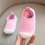 Infant Toddler Shoes Girls Boys Casual Mesh Soft Bottom Non-slip Kid Baby First Walkers Mart Lion Pink 3 