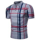 Men's Plaid Polo Shirt Summer Luxury Breathable Classic Casual Tops Short Sleeves Tee Shirt Brands Jerseys Camisa Masculina Mart Lion   