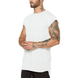 men's clothing fitness gym t shirt muscle guys bodybuilding short sleeve t-shirt homme Slim fit Mart Lion White M 