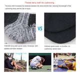  Men Socks Breathable Cotton Cushioned Crew Work Boot Sports Hiking Athletic Winter Thermal  5 Pairs Mart Lion - Mart Lion