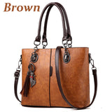 Handbags Women Bags Designer Big Crossbody Women Solid Shoulder Leather Handbag sac bolsa feminina Mart Lion Brown About 31cm 13cm 24cm 
