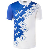 Jeansian Men's T-Shirt Tee Shirt Sport Dry Fit Short Sleeve Running Fitness Workout LSL069 Black Mart Lion LSL111White US S China
