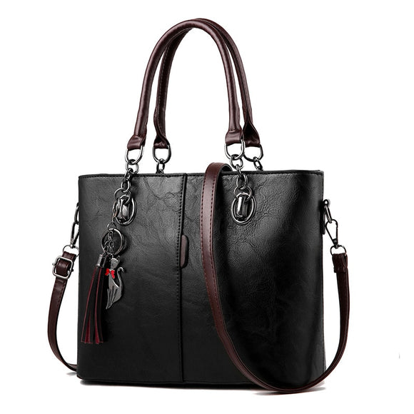  Handbags Women Bags Designer Big Crossbody Women Solid Shoulder Leather Handbag sac bolsa feminina Mart Lion - Mart Lion