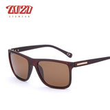 Polarized sunglasses Men's UV400 Classic Male Square Glasses Driving Travel Eyewear Gafas Oculos PL243 Mart Lion C03 Brown Brown  