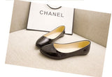 Leather Flat Shoes Pointed Toe Woman Loafers Autumn Casual Shoes Women Flats Candy Color Sweet Flats Mart Lion   