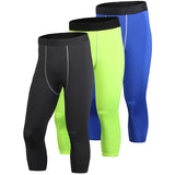 Men's Pants Commpression Sport Tights Fitness Workout Stretch Breathable Gym Leggings Quick Dry Running Tights Mart Lion black green blue S China
