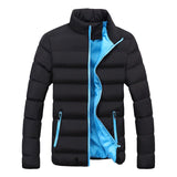 Winter Jacket Men's Clothes Solid Colors Ultra-light Parka ackets And Coats Stand Collar Bubble Coat Puffer Mart Lion   