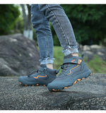 Children Hiking Shoes Boys Girl Non-slip Winter Warm Tactical Sneakers Kids Outdoor Footwear Female Hiking Boot Rubber Mart Lion   