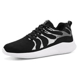 Summer Men's Casual Sports Shoes Breathable Mesh Flat Light Non Slip Walking Mart Lion White 39 