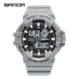 Dual Display Digital Watches for Men Waterproof Diving LED Watch Military Sport Relogio Masculino Saat Mart Lion 2  