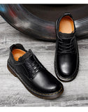 Men's Casual Zapatos De Hombre Genuine Leather Autumn  Winter Luxury Loafers Tooling Sock Shoes