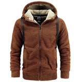 Men's Hoodies Winter Thick Warm Teddy Cashmere Fleece jacket Coat Sportswear Streetwear Hoody Sweatshirts