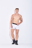 Summer Pajama Shorts Men's Casual Boxer Bottoms Underwear Home Sleep Panties Patchwork Straight Shorts Soft Breathable Underpants