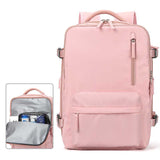 Travel Backpack Women Large Capacity Multi-Function Luggage Backpack Lightweight Waterproof Bagpack Travel Bag Dry Wet Pocket Mart Lion pink  