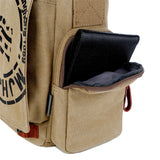  Men's Canvas Shoulder Bags Travel Crossbody Messenger Briefcase Handbag Tote Mart Lion - Mart Lion
