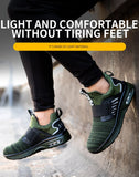 Safety Shoes Men's Steel Toe Anti-puncture Work Sneakers Indestructible Work Safety Boots