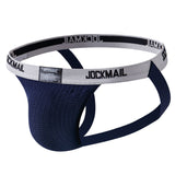 Men's Jockstrap Athletic Supporter Gym Strap Brief Jockstraps Gay Men's Underwear Mart Lion JM229NAVY L(30-32inches) 