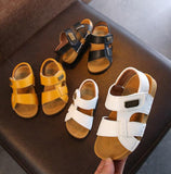  Summer Children Sandals Boys Shoes for Kids Toddler Soft Anti-slip Beach Baby Girls PU Leather Casual Flat Mart Lion - Mart Lion