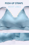Seamless Push Up Bralette Wirefree Brassiere Women Bras Removable Padded Front Buckle Underwear Soft Female Sleepwears Mart Lion   