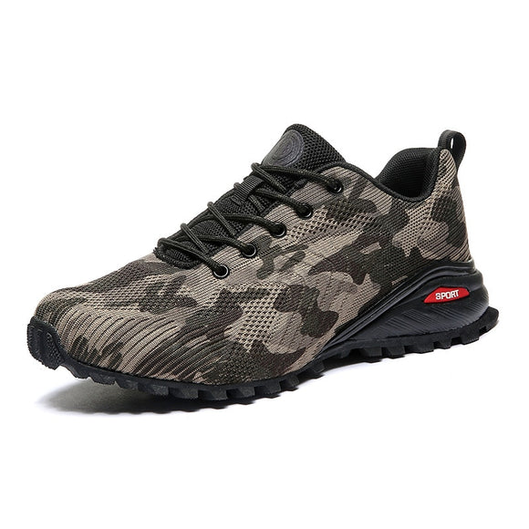 Camouflage Lightweight Men's Hiking Shoes Non-slip Climbing Outdoor Sport Hard-Wearing Sneaker Mart Lion mi cai 39 