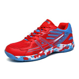 Red Women Badminton Shoes Sneakers Outdoor Anti Slip Men's Trainers Professional Sport Volleyball Mart Lion L08 red 35 