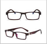 Men's Women Square Anti-blue light Myopia Glasses -1.0 -1.25 -1.5 -1.75 -2.0 -2.25 To -4.0 And +1.0 +1.5 +2.0 For Reading Eyewear Mart Lion   