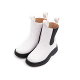 Girls Boots Casual Autumn Winter PU Leather School Boy Shoes In Snow Mart Lion   