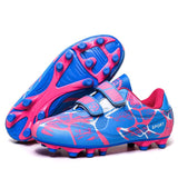 Outdoor Sneakers for Teens Blue Spike Football Shoes for Children Non-Slip Training SoccerKids Boys Botas Futbo Mart Lion PInk 166 28 